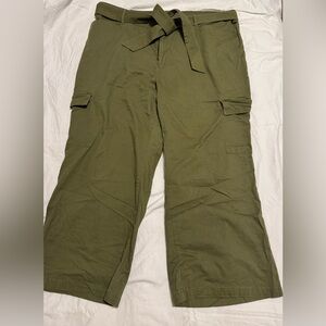 Olive Green Cargo Pants